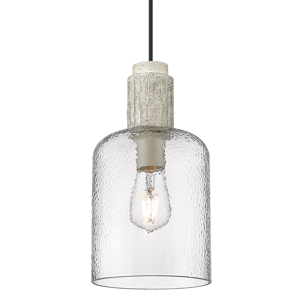 Wry Lighting Pedra 1-light Pendant in Matte Black